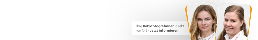 Ihre Babyfotografinnen direkt vor Ort